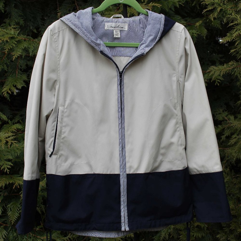 1 Madison Zip-Front Hooded Jacket With Lace-up Sides